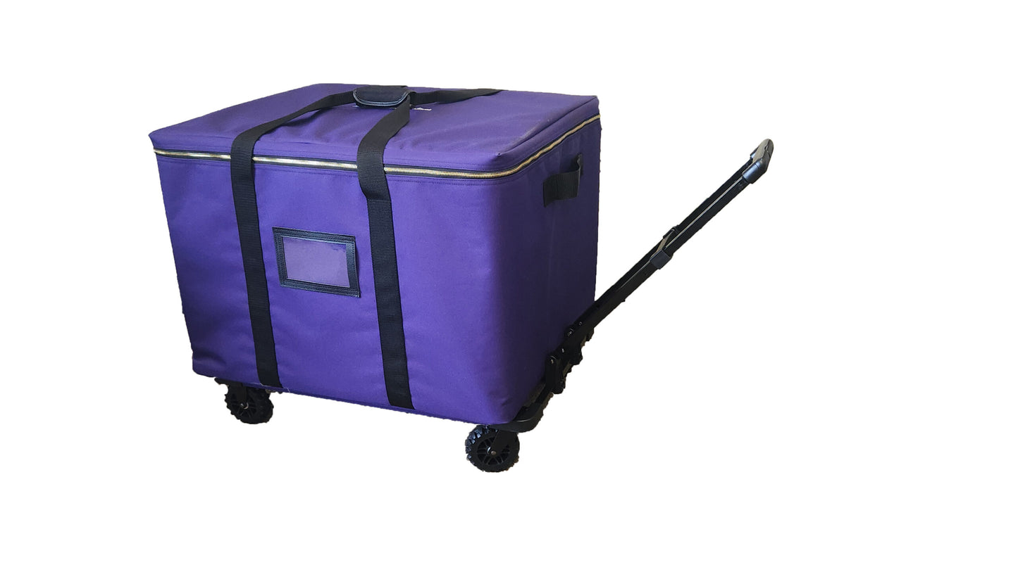 Rolling Padded Transport Bag with Keyless Security