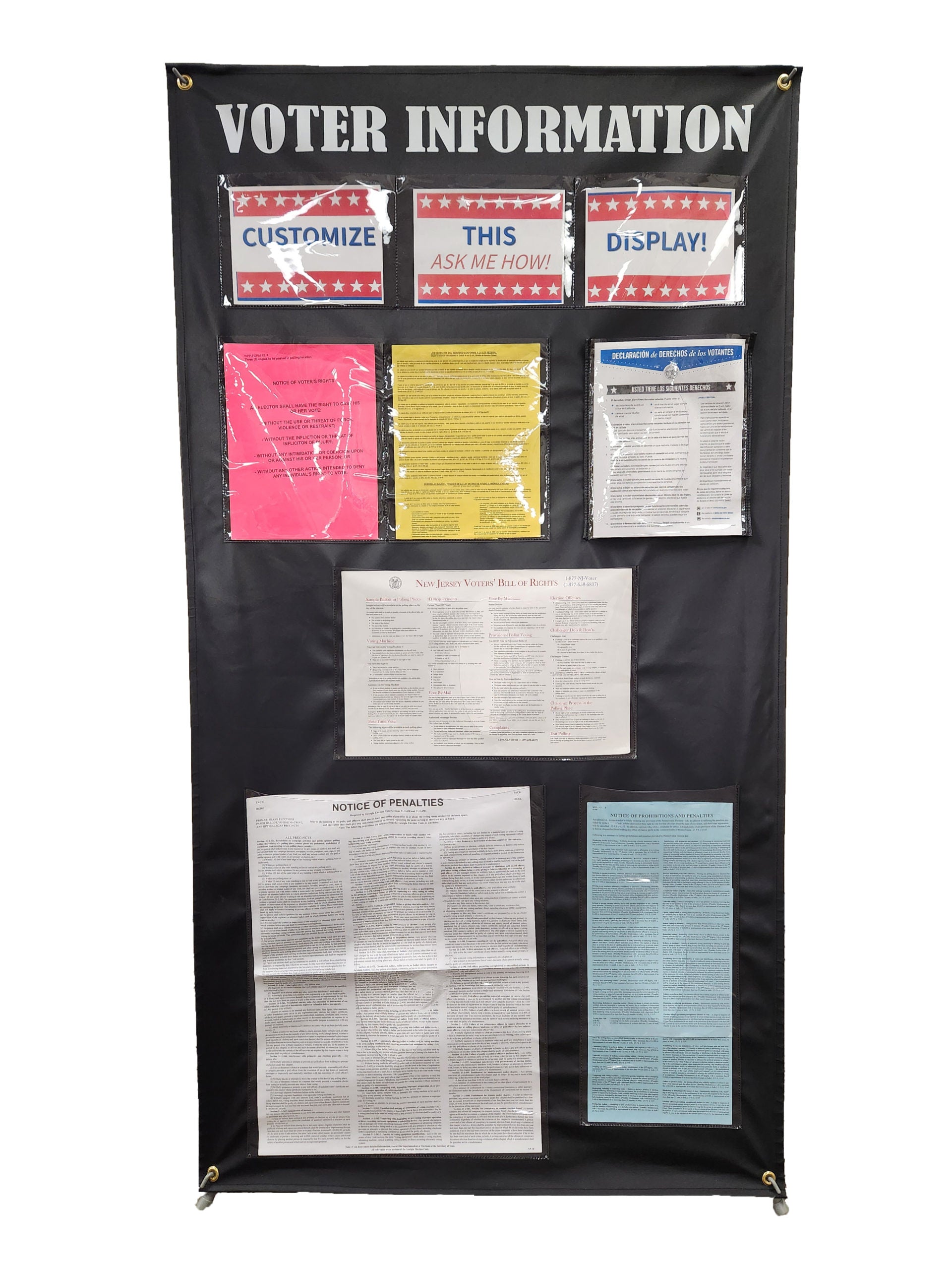 Stand-Up Literature Display Kit - Fully Custom - A. Rifkin Co.