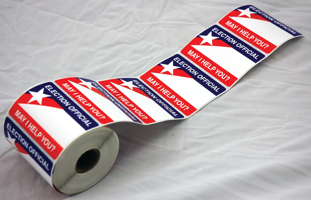 Election Official Stickers