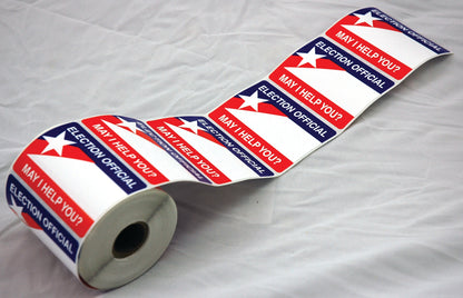 Election Official Stickers