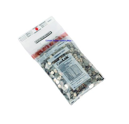 CoinLok® tamper-evident plastic coin bags