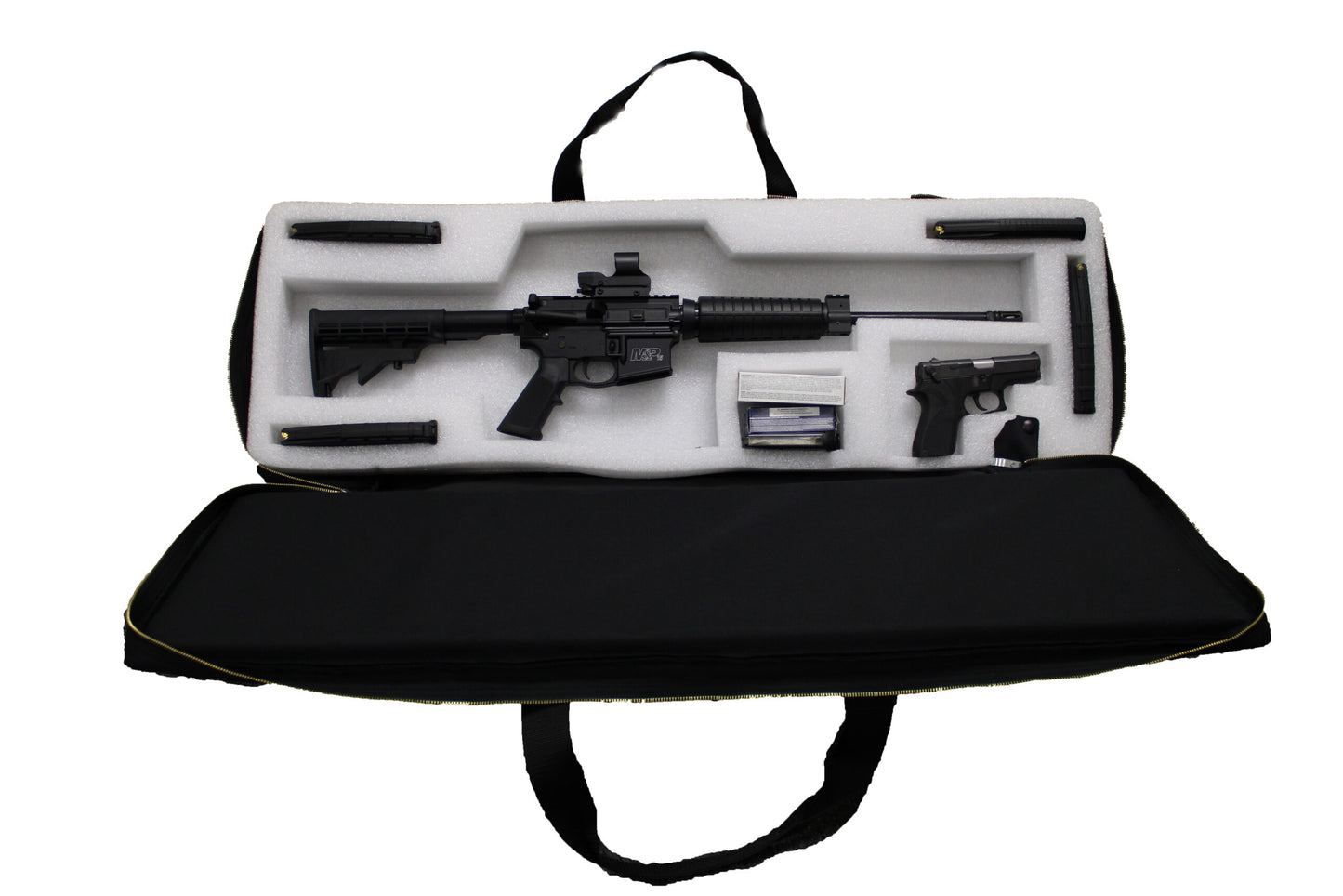 AR-15 Style Locking Security Firearm Bag