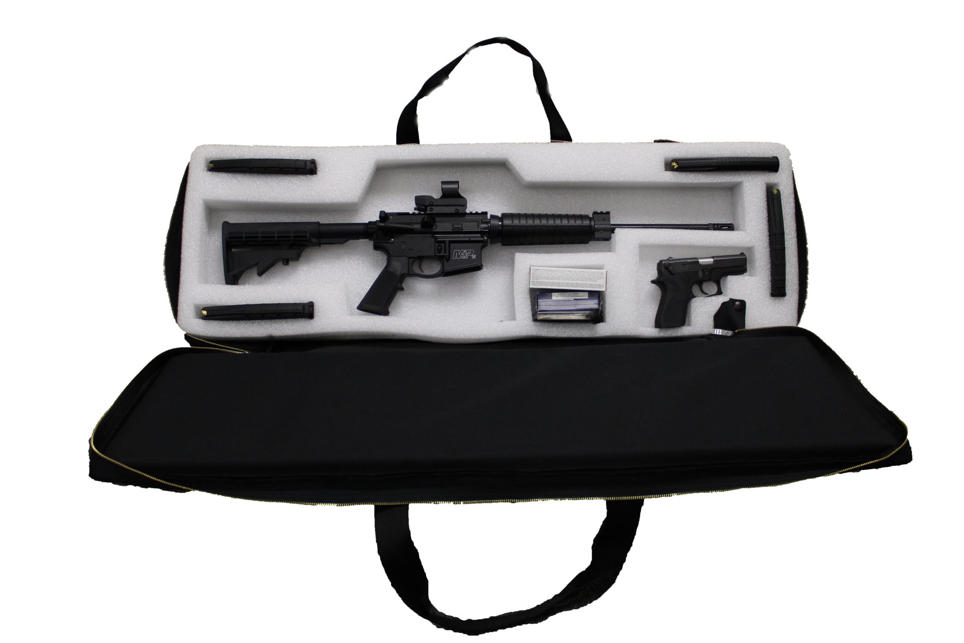 AR-15 Style Locking Security Firearm Bag
