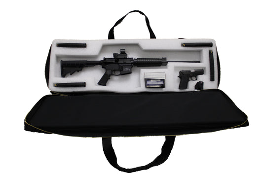 AR-15 Style Locking Security Firearm Bag