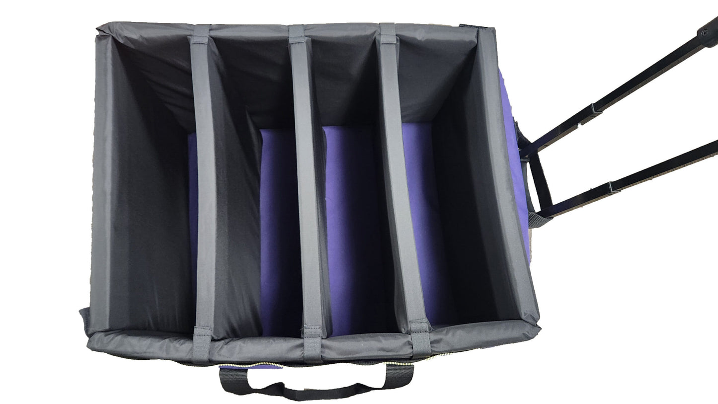 Rolling Padded Transport Bag with Keyless Security