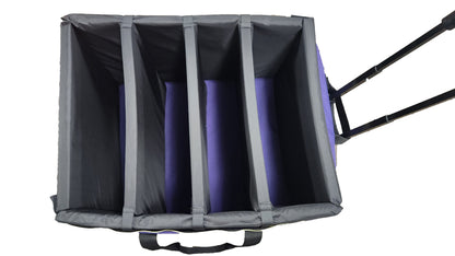 Rolling Padded Transport Bag with Keyless Security
