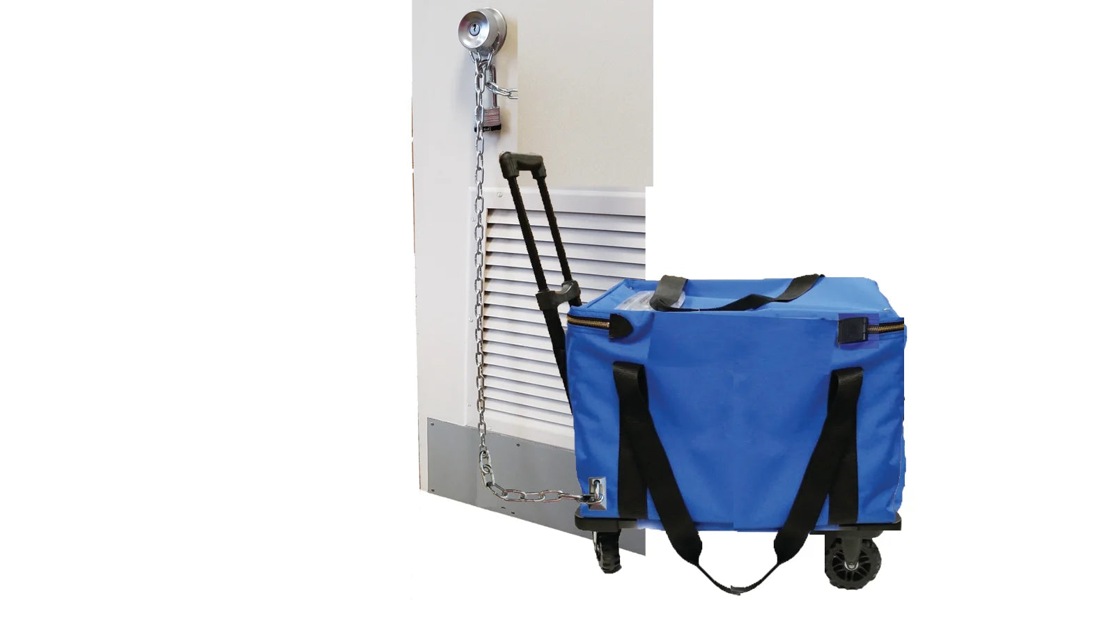 Rolling Supply Bag with Keyless Security
