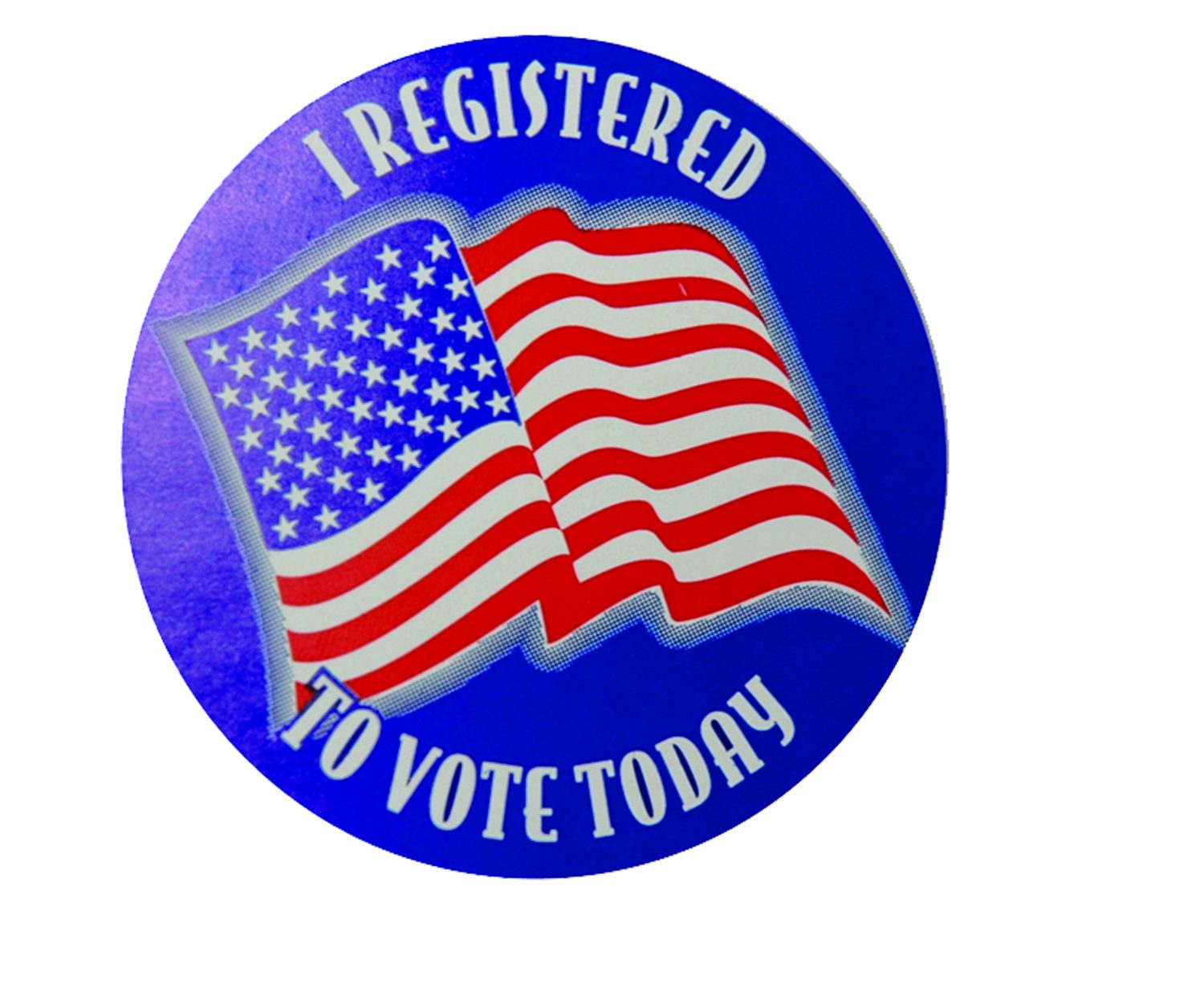 Voter Registration Recognition Stickers