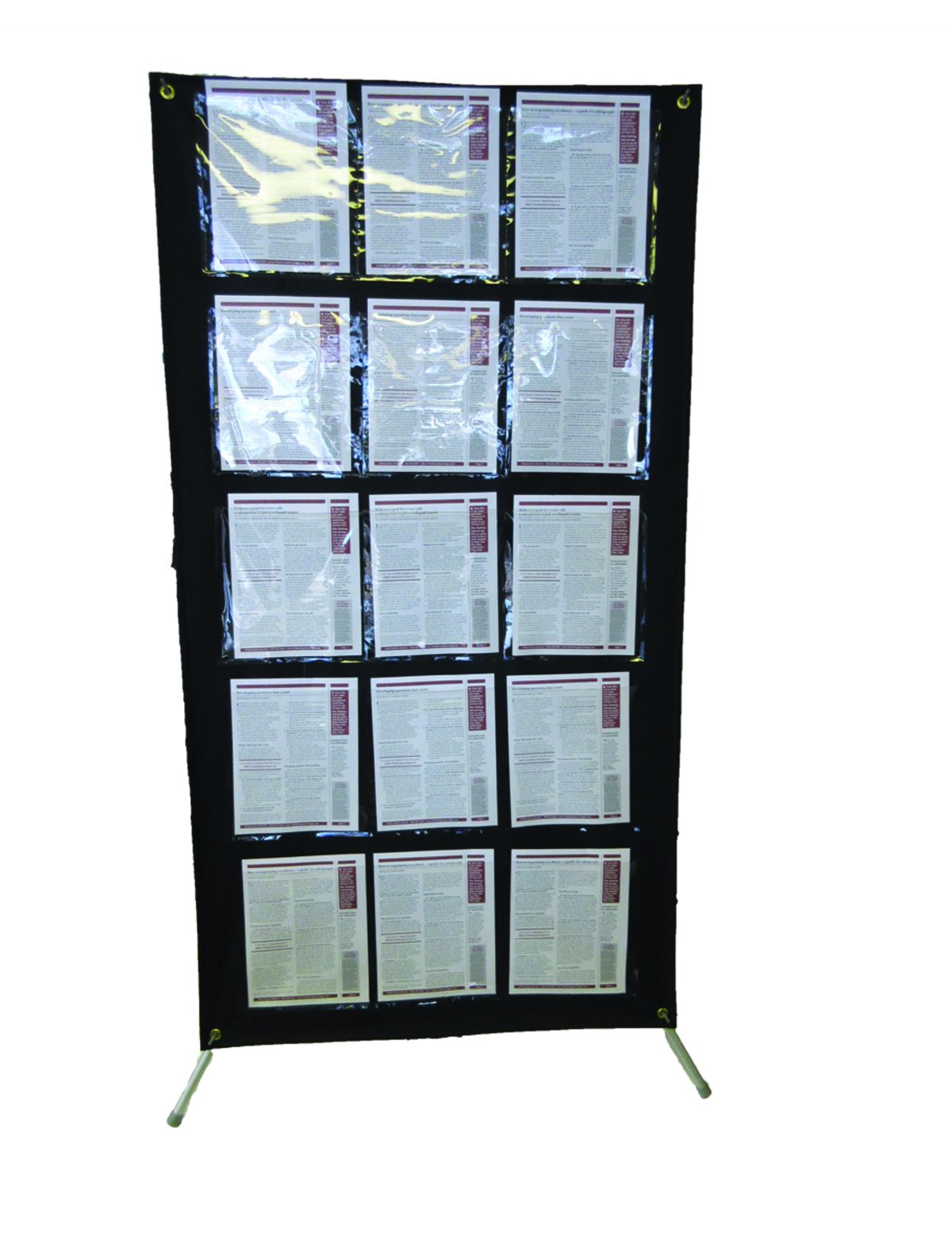Heavy Duty Literature Rack with 8 pcs. Acrylic Shelf and Rotating